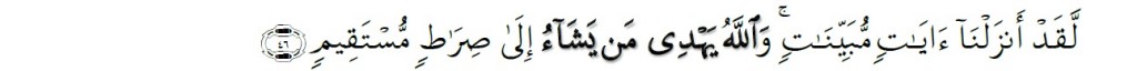 Surah An-Nur Chapter 24 Verse 46