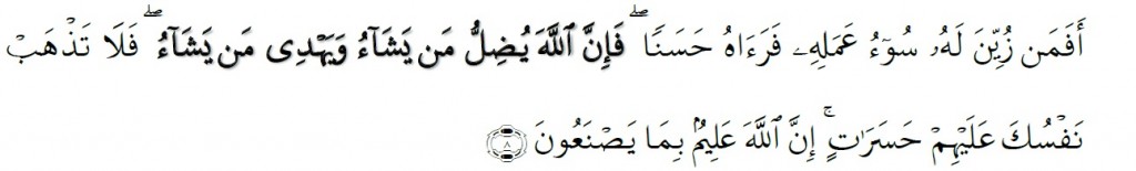 Surah Fatir Chapter 35 Verse 8