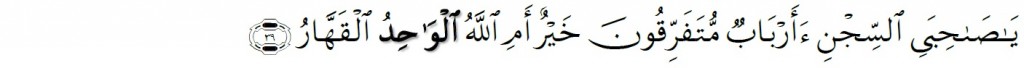 Surah Yusuf Chapter 12 Verse 39