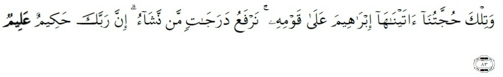 Surah Al-An'am Chapter 6 Verse 83