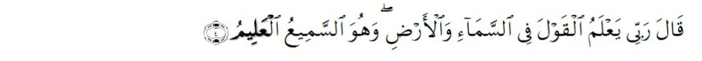 Surah Al-Anbiya' Chapter 21 Verse 4