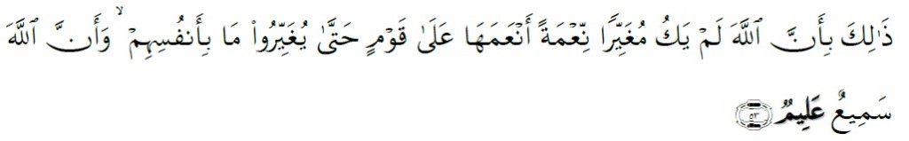 Surah Al-Anfal Chapter 8 Verse 53