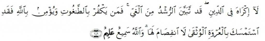 Surah Al-Baqarah Chapter 2 Verse 256