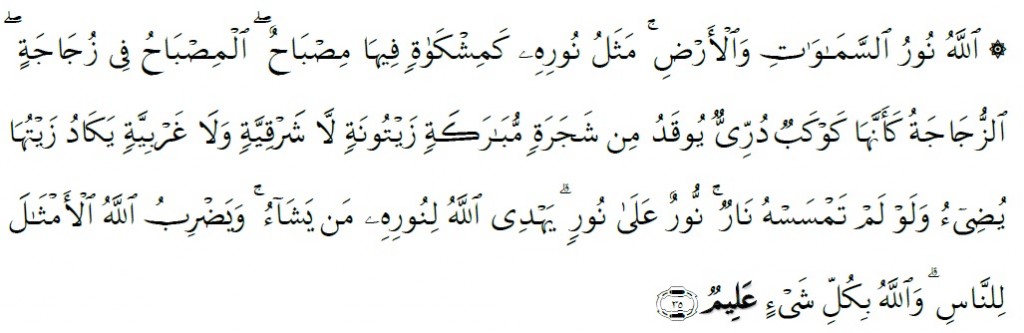 Surah An-Nur Chapter 24 Verse 35