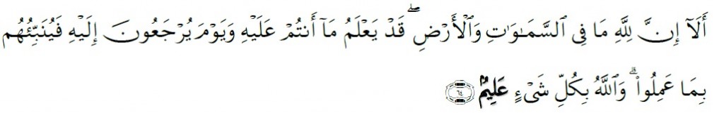 Surah An-Nur Chapter 24 Verse 64