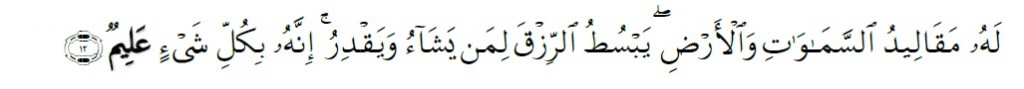 Surah Ash-Shura Chapter 42 Verse 12